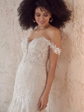 Maggie Sottero  Style LENNON (22MC913A01 - Plunging Neckline) #1 Ivory thumbnail