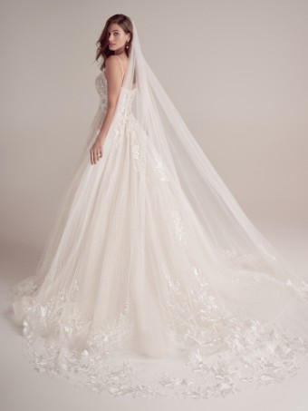 Maggie Sottero  Style CASEY (22MC926A01 - Unlined Bodice, Glitter Tulle 3) #1 Ivory (gown with Natural Illusion) thumbnail