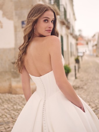 Maggie Sottero  Style DERRICK (23MS723A01) #2 Ivory (gown with Natural Illusion) thumbnail