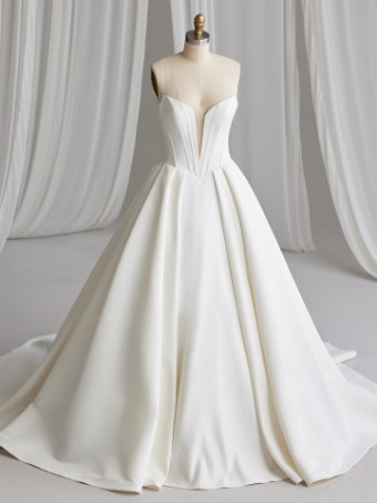 Maggie Sottero  Style DERRICK (23MS723A01) #3 Ivory (gown with Natural Illusion) thumbnail