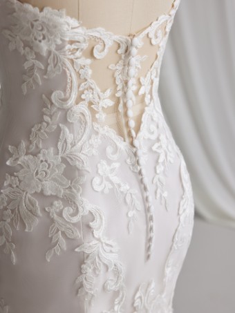 Rebecca Ingram Style ANITA (23RC690A01) Curvy #5 Ivory over Misty Mauve (gown with Natural Illusion) thumbnail