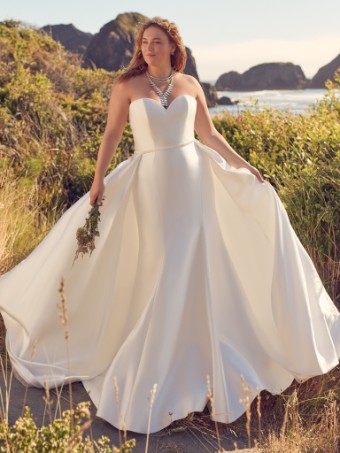 Rebecca Ingram Style PIPPA (ACCESSORY - DETACHABLE TRAIN) #0 default Ivory thumbnail