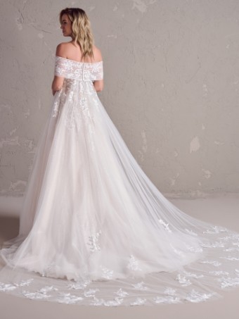 Rebecca Ingram Style VENTURA (24RS179A01 - Unlined Bodice, glitter tulle) #4 default Ivory/Silver Accent thumbnail