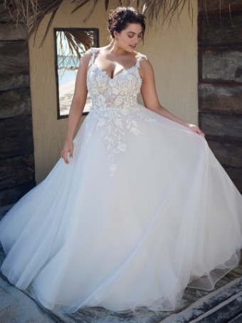 Rebecca Ingram Style NATASHA (23RK676A01 - sparkle tulle) #3 default Ivory thumbnail