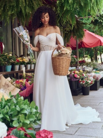 Rebecca Ingram Style SUNNY (25RB273A01 - Unlined bodice) #3 Ivory thumbnail