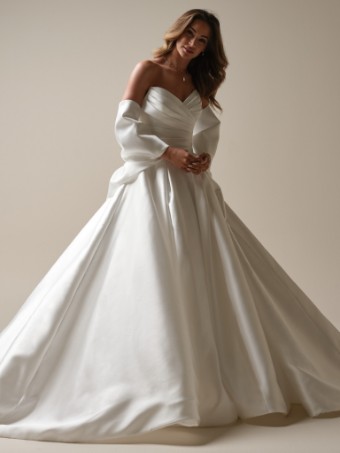 Maggie Sottero  Style AUBRIELLE MARIE (25MK366A02 - Lace up) #2 Diamond White thumbnail