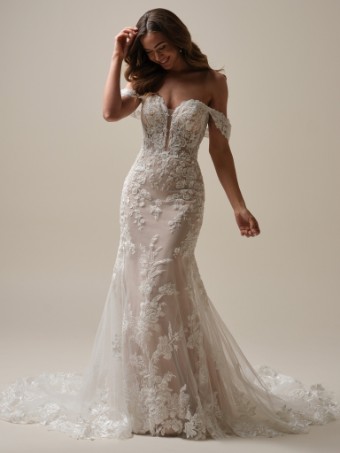 Rebecca Ingram Style TEGAN (25RK291A01 - Unlined bodice) #3 Ivory thumbnail