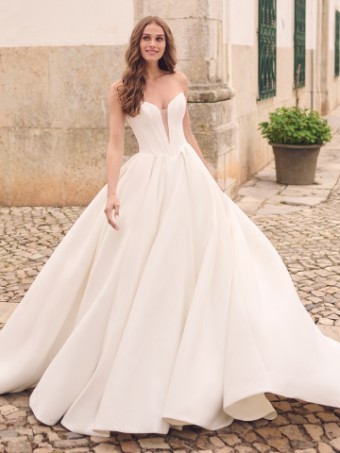 Maggie Sottero  Style DERRICK (23MS723A01) #0 default Ivory (gown with Natural Illusion) thumbnail