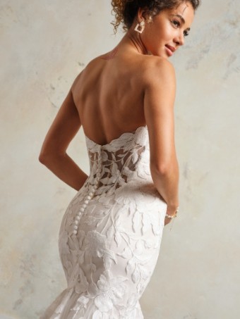 Maggie Sottero  Style Bridget 24MS731A01 #5 Ivory thumbnail