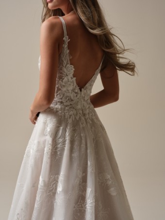 Maggie Sottero  Style JERRICA (25MK267A01 - Unlined bodice, Glitter tulle 3) #2 Ivory thumbnail