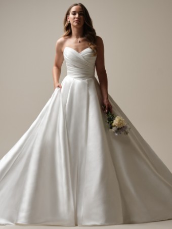 Maggie Sottero  Style AUBRIELLE MARIE (25MK366A02 - Lace up) #0 default Diamond White thumbnail