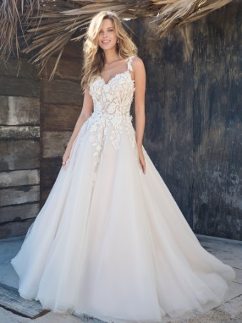 Rebecca Ingram Style NATASHA (23RK676A01 - sparkle tulle) #0 default Ivory thumbnail