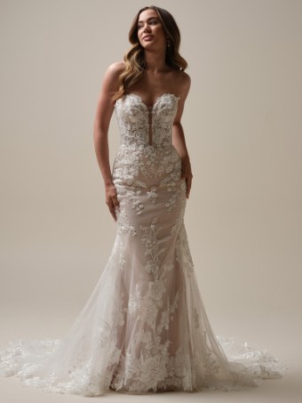 Rebecca Ingram Style TEGAN (25RK291B01 - Lined bodice) #0 default Ivory thumbnail
