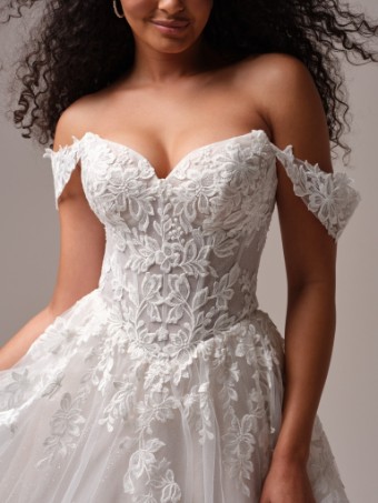 Rebecca Ingram Style Paige - Unlined Bodice - Curve Collection #1 Ivory thumbnail