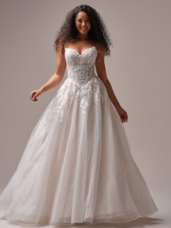 Rebecca Ingram Style Paige - Unlined Bodice - Curve Collection #0 default Ivory thumbnail