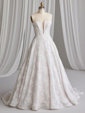 Maggie Sottero  Style AMBER (23MB625A01) #2 Ivory (gown with Natural Illusion) thumbnail