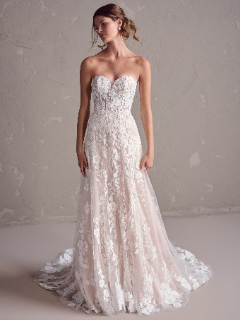 Maggie Sottero  Style DEMETRIA (24MS185A01 - Unlined bodice) #1 Ivory thumbnail