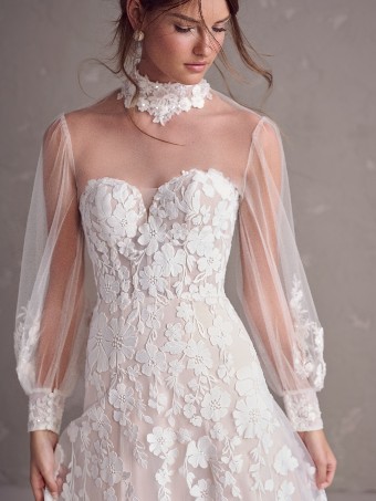 Maggie Sottero  Style DEMETRIA (24MS185A01 - Unlined bodice) #2 Ivory thumbnail