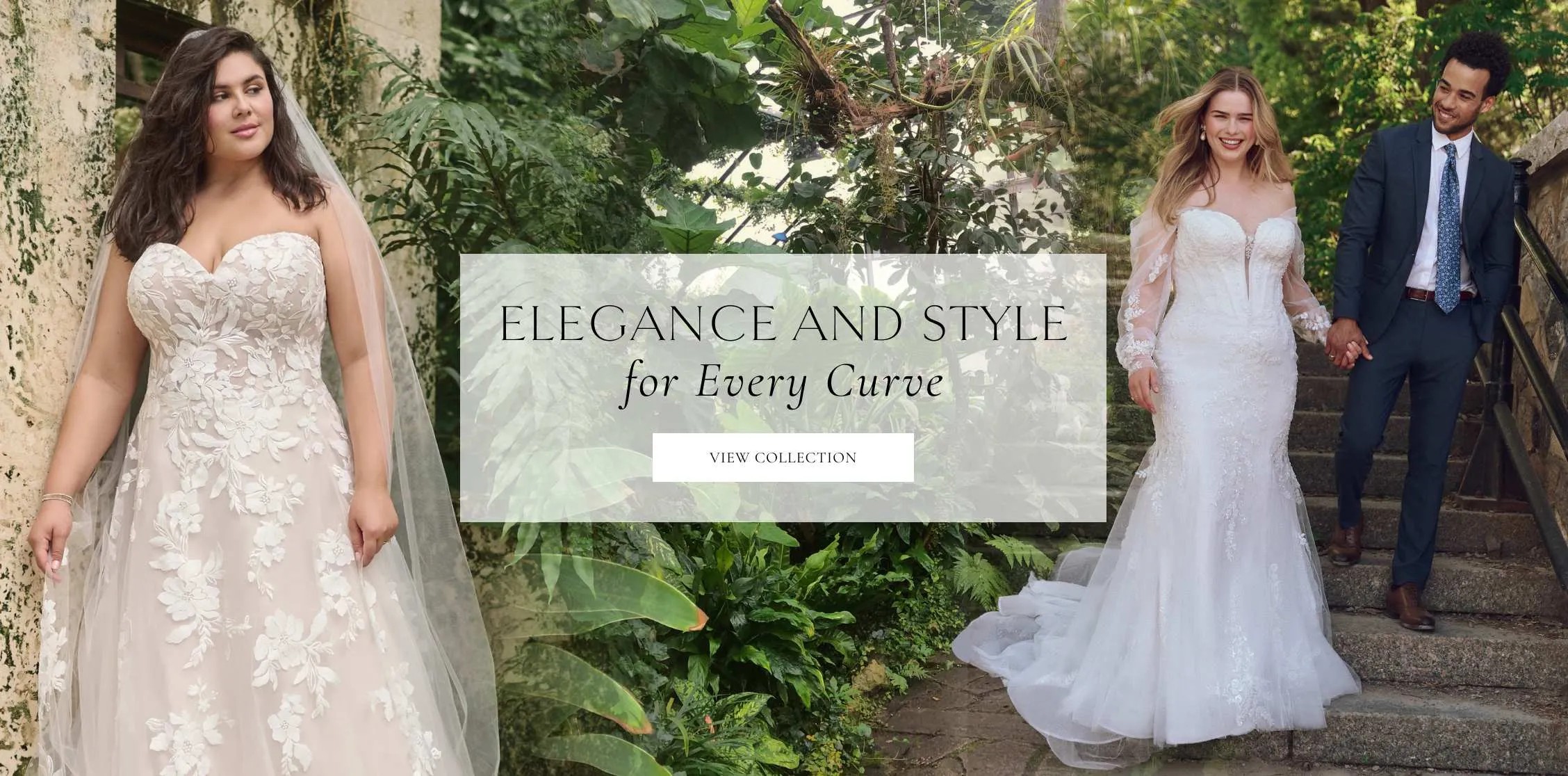 Models wearing Rebecca Ingram 24RS186A01 and Maggie Sottero 25MS261B02 Desktop